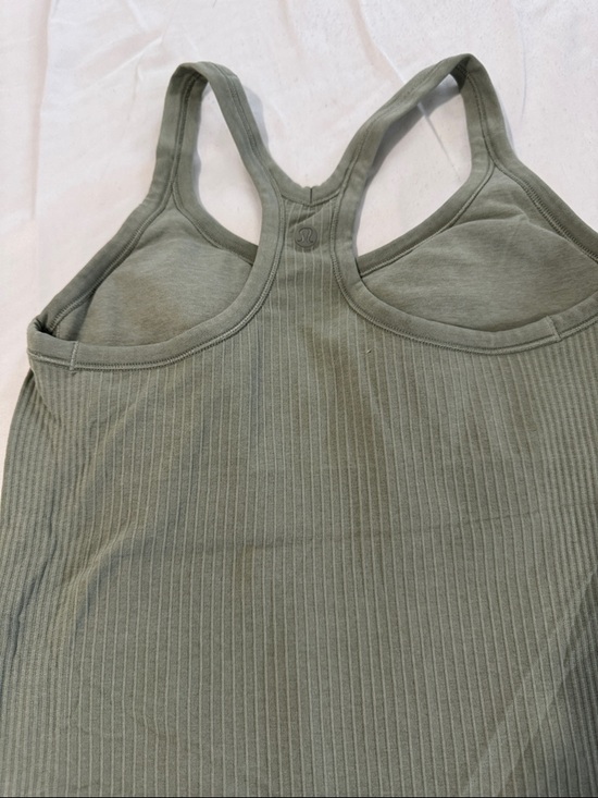 lululemon athletica Ribbed Racerback Tank - Olive - Picture 2 of 2